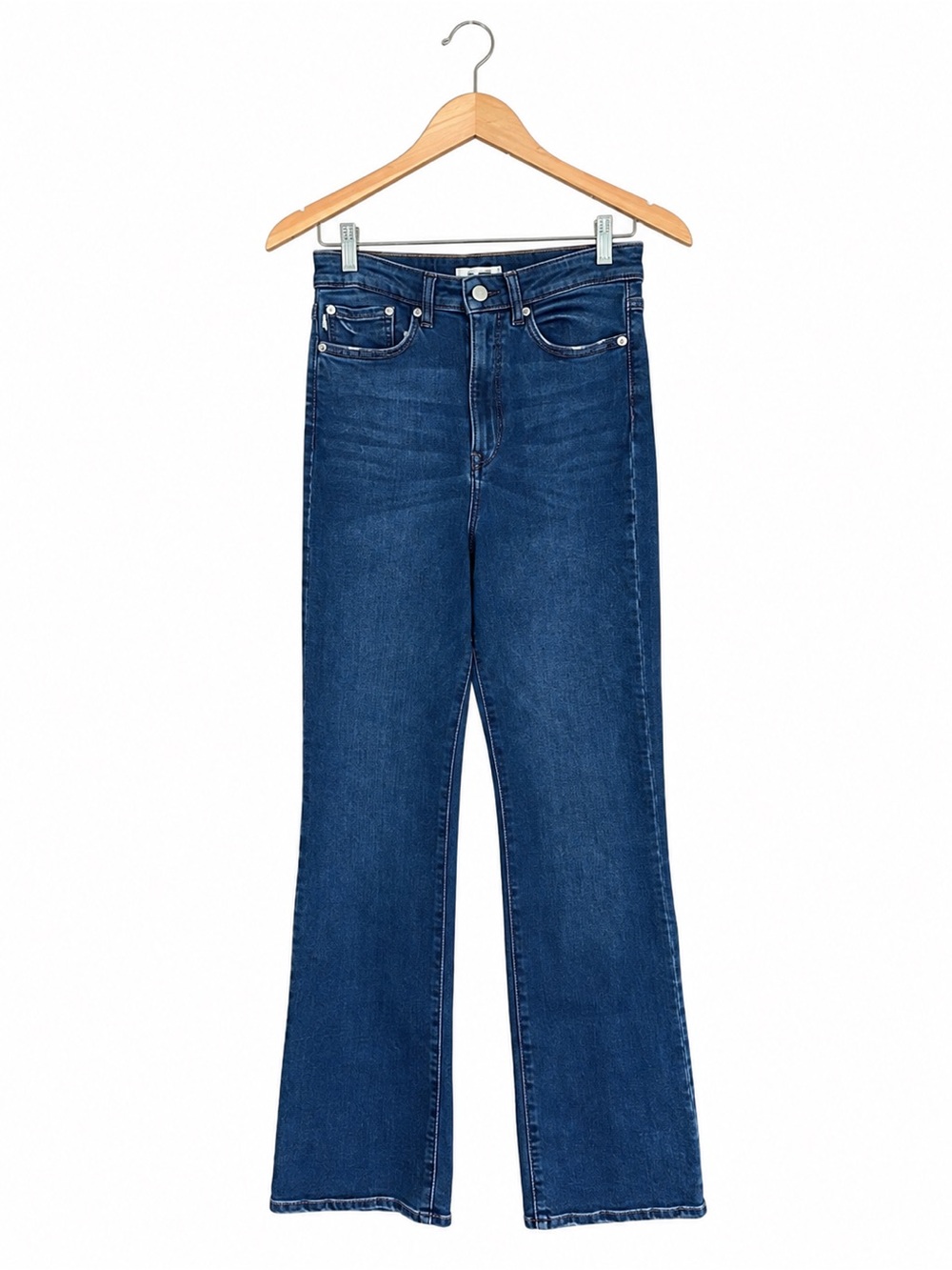 Lovers + Friends‎ Grayson High Rise Slim Bootcut Jeans 27 Fleetwood Blue
